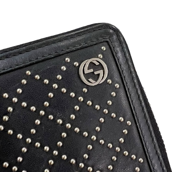 Gucci Studded Diamanté Continental Zip Around Wallet - Picture 3 of 7